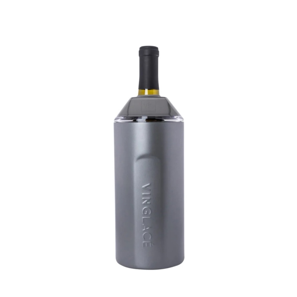 Vinglace‎ Gray “Graphite” Wine & Champagne Chiller Insulator